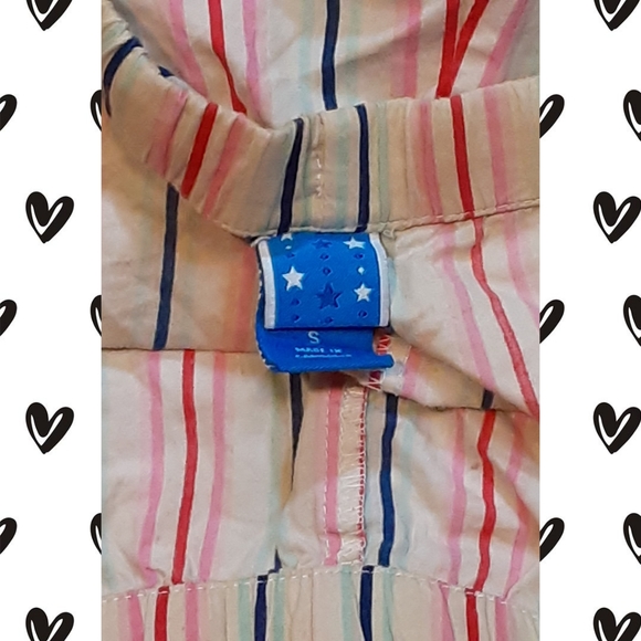 Comfy Stripey Pajama Capri Pants EUC S - Picture 3 of 3